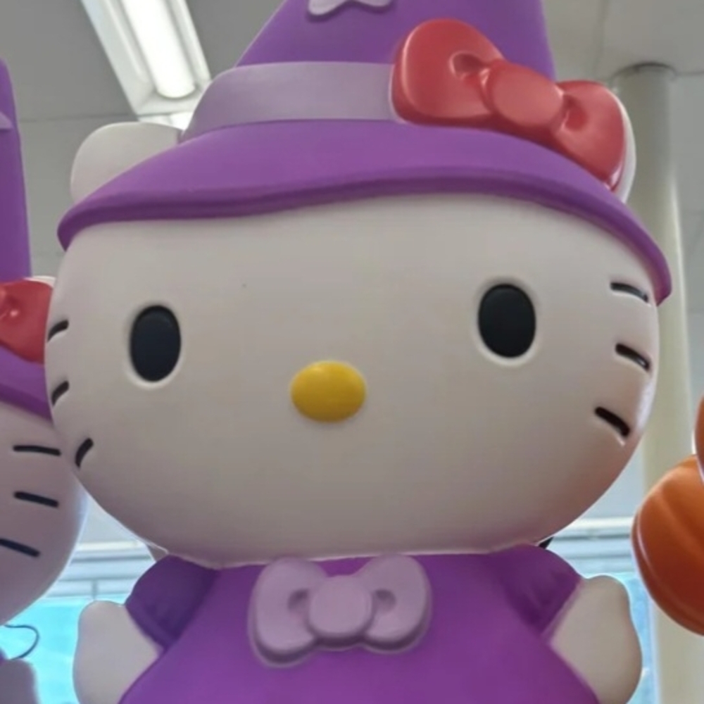Hello Kitty Purple Witch Figurine